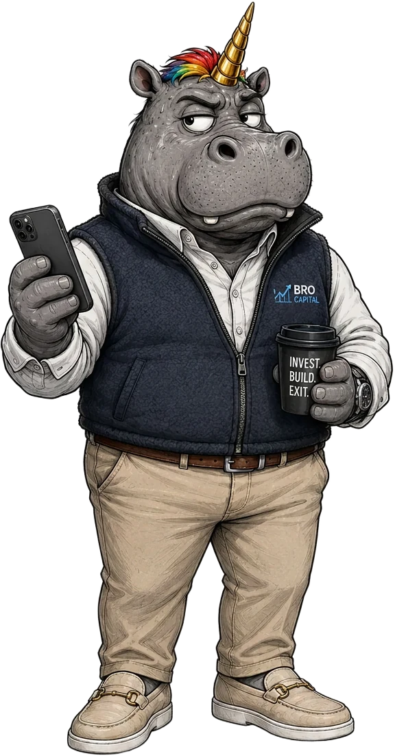 Pitchopotamus as an investor scrutinising a pitch deck